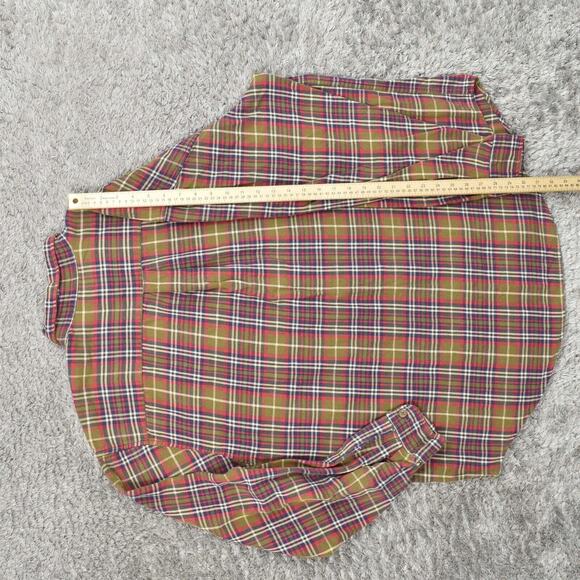 Abercrombie & Fitch Men's L Button Shirt Long Sleeve Plaid Multicolor Quality - Picture 3 of 8